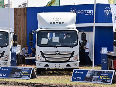 Foton presenta sus nuevos modelos de camiones